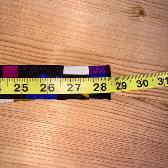 Krizia Uomo Italy Colorblock Silk Tie Made in Italy Abstract Mondrian Style - Picture 5 of 6